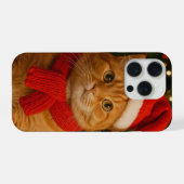 Santa Cat iPhone 15 Pro Hülle (Rückseite (Horizontal))