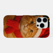 Santa Cat iPhone 16 Pro Hülle (Rückseite (Horizontal))
