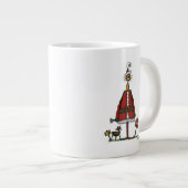 Santa Cat Jumbo-Tasse (Vorderseite Rechts)