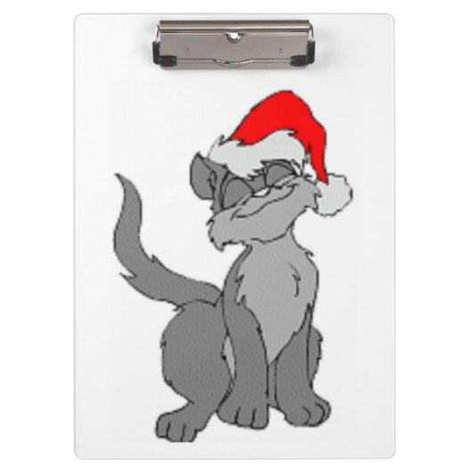 SANTA CAT KLEMMBRETT (Vorderseite)