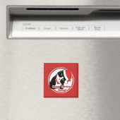 Santa Cat Magnet (In Situ (Geschirrspüler))