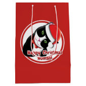 Santa Cat Mittlere Geschenktüte (Rückseite)