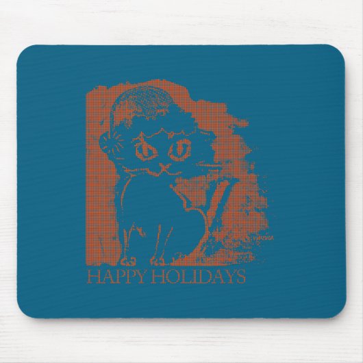 Santa Cat Mousepad (Vorne)