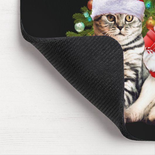 Santa Cat Mousepad (Ecke)