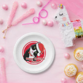 Santa Cat Pappteller (Party)