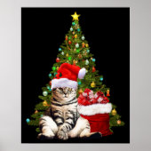 Santa Cat Poster (Vorne)