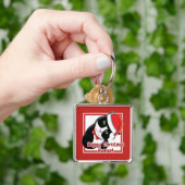 Santa Cat Schlüsselanhänger (Hand)
