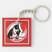 Santa Cat Schlüsselanhänger (Rückseite)