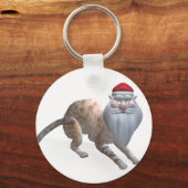 Santa Cat Schlüsselanhänger (Vorderseite)