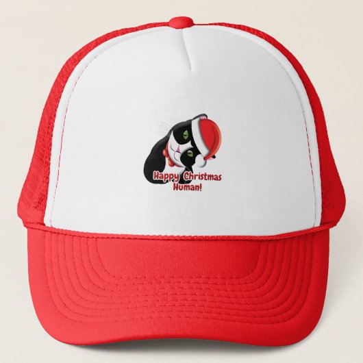 Santa Cat Truckerkappe (Vorderseite)