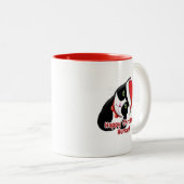 Santa Cat Zweifarbige Tasse (VorderseiteRechts)