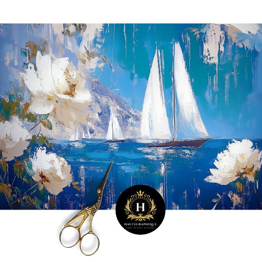 Santa Catalina Insel Kalifornien Dekoupage Seidenpapier