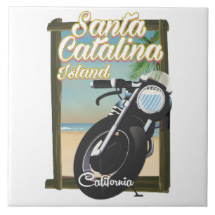 Santa Catalina Island, Kalifornien USA Fliese