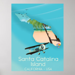 Santa Catalina Island Kalifornien USA Poster