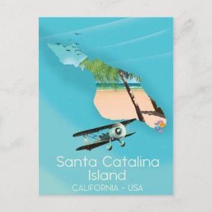 Santa Catalina Island Kalifornien USA Postkarte