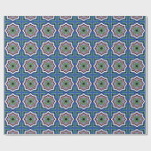 Santa Catalina Island Tile Design Geschenkpapier (Flach)