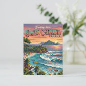 Santa Catalina Panama Postkarte (Stehend Vorderseite)