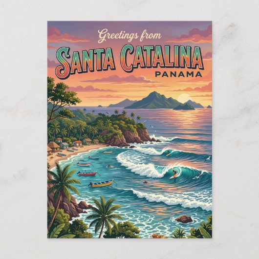 Santa Catalina Panama Postkarte (Vorderseite)