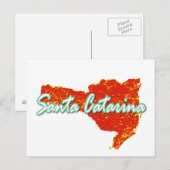 Santa Catarina Postkarte (Vorne/Hinten)