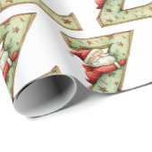 Santa Catching einige Zs Letter Z Weihnachten Geschenkpapier (Rolleneckpunkt)