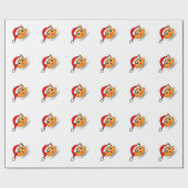 Santa Cats Geschenkpapier (Flach)
