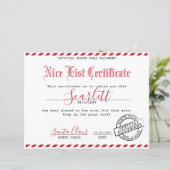 Santa Certificate - Kinderpaket (Stehend Vorderseite)