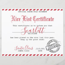 Santa Certificate - Kinderpaket