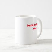Santa Certified Nice Kaffeetasse (VorderseiteRechts)