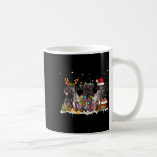 Santa Cesky Terrier Hund Tolles Rentier Weihnachte Kaffeetasse