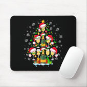 Santa Champagner Als Weihnachtsbaum Passendes Getr Mousepad (Mit Mouse)