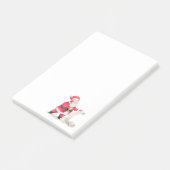 Santa Checks seiner Nice List Post-it Klebezettel (angewinkelt)