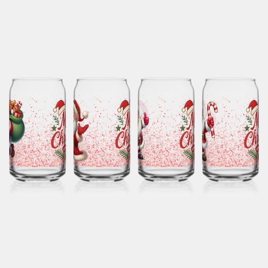 Santa Cheer Can Glasses Dosenglas (Links)