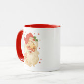 Santa Cheer Mug – Festive Holiday Design Tasse (Vorderseite Links)