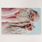 Santa Chic Mr. & Mrs. Claus Dreh Leiter beim Festi Puzzle (Horizontal)