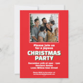 Santa Chicken Einladung (Rückseite)