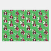 Santa Chicken Geschenkpapier Set (Vorderseite 2)