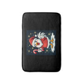 Santa Chicken Joy Badematte (Vorderseite Vertikal)
