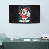 Santa Chicken Joy Banner (Messeveranstaltung)