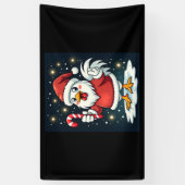 Santa Chicken Joy Banner (Vertikal)