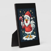 Santa Chicken Joy Fotoplatte (Seite)
