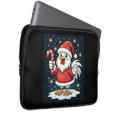Santa Chicken Joy Laptopschutzhülle (Vorne Rechts)
