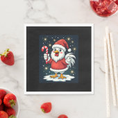 Santa Chicken Joy Serviette (Beispiel)