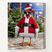 Santa Chicken Notizblock (Rückseite)