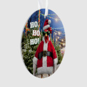 Santa Chicken Ornament (Vorderseite)
