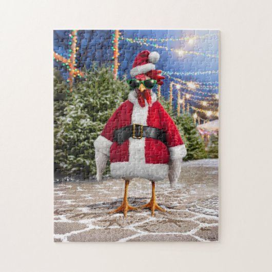 Santa Chicken Puzzle (Vertikal)