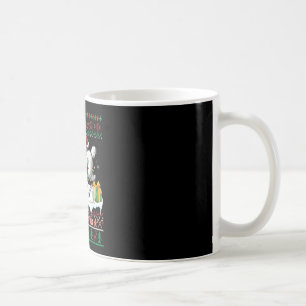 Santa Chihuahua Riding Llama Christmas Sweater Lov Kaffeetasse