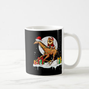Santa Chow Chow Riding Giraffe Weihnachtsmann Kind Kaffeetasse
