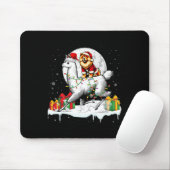 Santa Chow Chow Riding Llama Weihnachtsbesitzer Ki Mousepad (Mit Mouse)