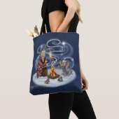 Santa Chris & Wilbur Feuerside Friends Tote Bag Tasche (Von Nahem)