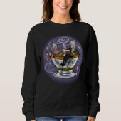 Santa Chris & Wilbur Hot Tubbin's Women Sweatshirt (Vorderseite)